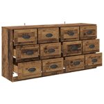vidaXL Buffets 2 Pièces Bois Ancien 70 x 35 5 x 67 5 cm Bois d'ingénierie