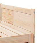 vidaXL Lit Pull-out de Jour Marron 180 x 200 cm Bois massif en pin