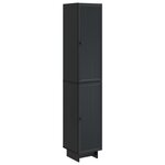 vidaXL Ensemble de Meubles 2 Pièces Noir 34 5 x 33 x 90 cm