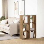 vidaXL Étagère séparatrice de pièce chêne artisanal 69 5x29x103 5 cm