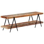 vidaXL Meuble TV 160x40x50 cm Bois de récupération massif