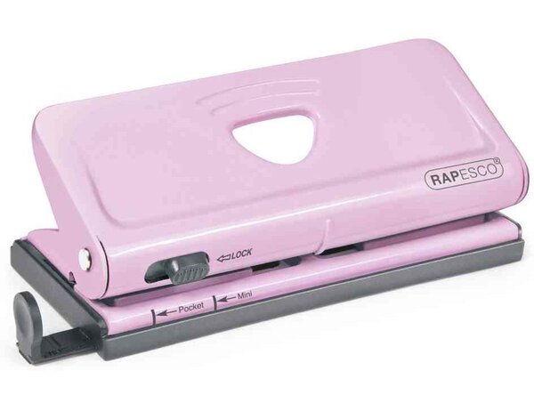 Perforateur multi-trous pour agenda  rose RAPESCO