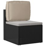 vidaXL Coussin de palette pour dossier Taupe 50x40x12 cm Tissu Oxford