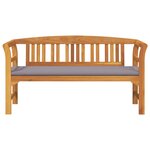 vidaXL banc Finition à l'huile naturelle 157 x 46 x 82 5 cm