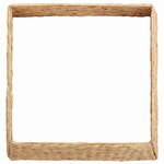 vidaXL Collier de sapin de Noël Marron 50 x 50 x 25 cm Jacinthe d'eau