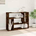 vidaXL Meubles TV 2 Pièces chêne fumé 100x30x50 cm bois d'ingénierie