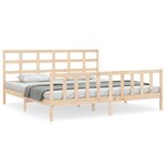 vidaXL Cadre de lit sans matelas 160x200 cm bois massif de pin