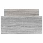 vidaXL Cadre de lit sans matelas sonoma gris 90x200 cm