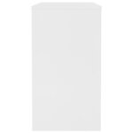 vidaXL Bureau Blanc 90x40x72 cm Bois d'ingénierie
