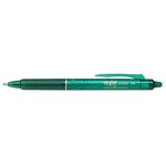 Stylo roller frixion ball clicker 10  vert pilot