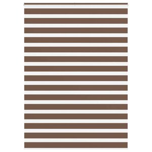 vidaXL Store zèbre marron 155x230cm largeur du tissu 150 9cm polyester