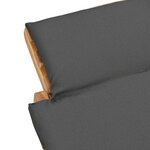 vidaXL Transat de jardin Marron 198 x 55 x 58 5 cm Bois de teck massif