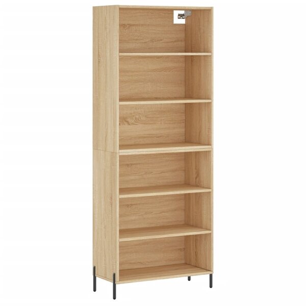 vidaXL Buffet chêne sonoma 69 5x32 5x180 cm bois d'ingénierie