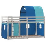 vidaXL Lit superposé sans matelas 90x190 cm bois de pin massif