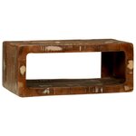 vidaXL Meuble TV 60 x 30 x 25 cm Bois massif de récupération