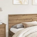 vidaXL Tête de lit Chêne artisanal 200 cm Bois d'ingénierie