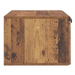 vidaXL Meuble TV mural 78 5 x 41 x 30 cm Bois ancien Bois d'ingénierie