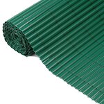 Nature écran de jardin à face unique pvc 1x3 m vert