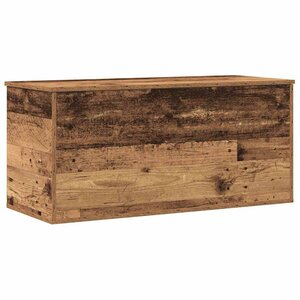 vidaXL Boîte de Rangement avec stockage Bois ancien 100 x 42 x 46 cm