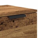 vidaXL Meuble TV vieux bois 102x35x36 5 cm bois d'ingénierie