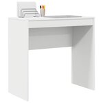 vidaXL Bureau Blanc 80 x 40 x 76 cm