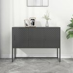 vidaXL Buffet Anthracite 105x35x75 cm Acier