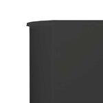 vidaXL Paravent 9 panneaux Tissu 1200 x 160 cm Anthracite