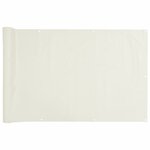 vidaXL Écran d'intimité de balcon blanc 600x120 cm PVC
