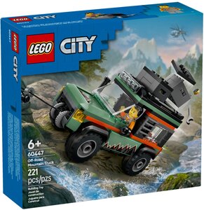 LEGO City - Camion 4x4 Tout-Terrain - 60447 pour Aventures en Montagne