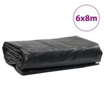 vidaXL Bâche anthracite 6x8 m 650 g/m²