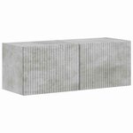vidaXL Meuble TV mural 2 Pièces Béton 60 x 31 x 29.5 cm Bois d'ingénierie