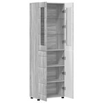 vidaXL Haut Armoire avec étagère FLORIN Gris Sonoma 60 x 35 x 182 cm