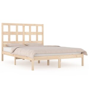 vidaXL Cadre de lit sans matelas 160x200 cm bois massif de pin
