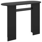 vidaXL Table console Chêne noir 100 x 39 5 x 75 cm Bois d'ingénierie