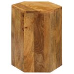 Vidaxl tables basses 3 pièces bois de manguier massif