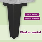 vidaXL Meuble à chaussures Sonoma gris 30x35x105 cm Bois d'ingénierie