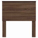 vidaXL Tête de lit avec tête de lit Chêne brun 90 cm Bois d'ingénierie