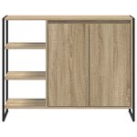 vidaXL Meuble d'appoint Sonoma 96 5 x 30 x 75 cm Bois d'ingénierie