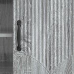 vidaXL Meuble TV Sonoma gris 102 x 34 5 x 47 cm Bois d'ingénierie