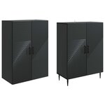 vidaXL Ensemble de Meubles 2 Pièces 66 x 34 5 x 89 5 cm Bois d'ingénierie