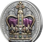 Monnaie ST EDWARDS CROWN Royal Crown Jewels 2 Oz Argent 5$ Niue 2026