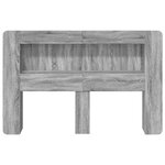 vidaXL Cabinet de Tête de Lit Sonoma gris Bois d’ingénierie