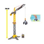 Dickie 203729022 - Grue radio commandée Mighty Crane