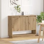 vidaXL Buffet Chêne artisanal 97 x 29 x 75 cm Bois d'ingénierie