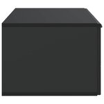 vidaXL Meuble TV mural Noir 59 5 x 41 x 30 cm Bois d'ingénierie