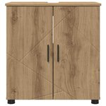 vidaXL Cabinet de salle de bain chêne artisanal 61 x 35 x 64 cm