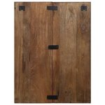 vidaXL Table de chevet multicolore 60x32x80 cm bois de récupération