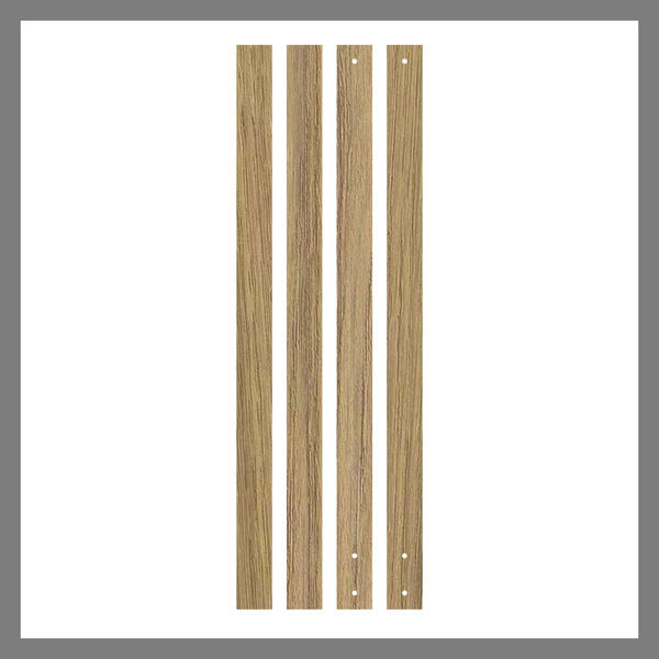 4 Lames décoratives ENIGMA pour poteau LA BOXX