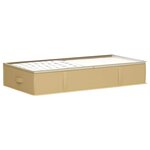 vidaXL Boîte de rangement avec fenêtre transparente 2 pc Tissu intissé