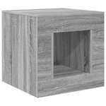 vidaXL Gris Sonoma